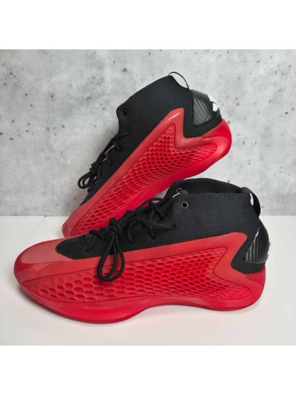 Adidas A.E. 1 Basketball Shoes Black Red US 12 Mens